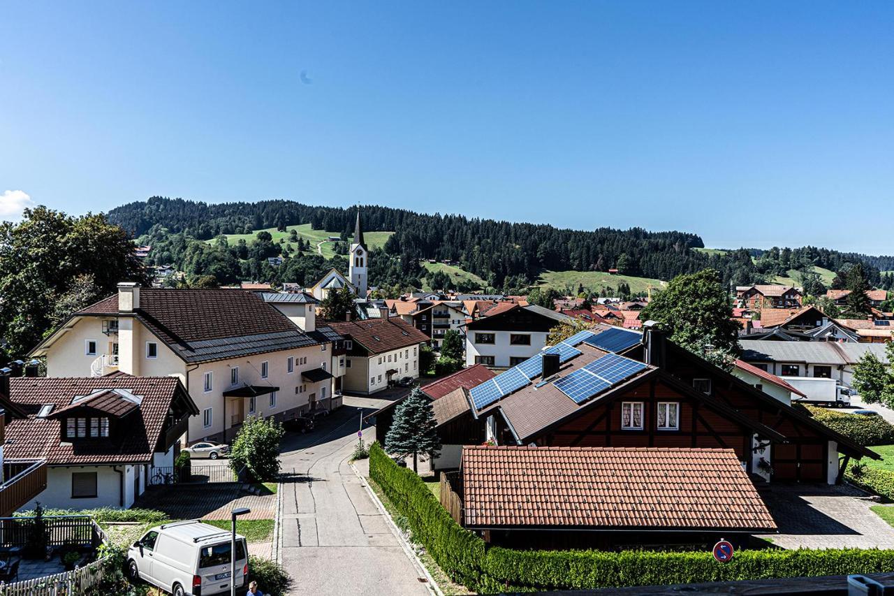 Ferienwohnung Giebelblick-C Oberstaufen Exterior foto